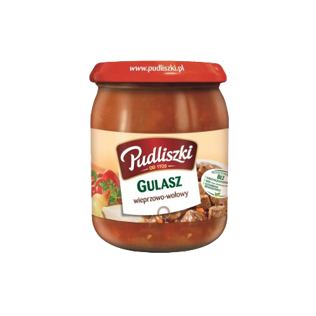 M7 Pudliszki Gulasz Wieprzowo-Wolowy (4x500G)