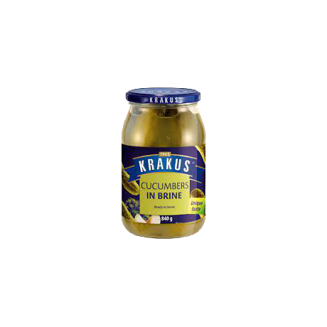 F110 Krakus Ogorki Kiszone (6x840g)
