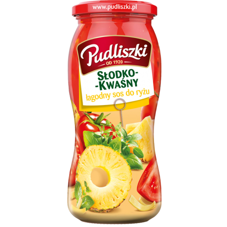 M24 Pudliszki Sos Slodko-Kwasny Lagodny do Ryzu (6x500g)