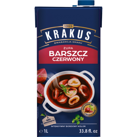 F112 Krakus Barszcz Czerwony Karton (8x1L)