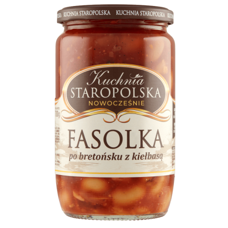 M36 Kuchnia Staropolska Fasolka po Bretonsku z Kielbasa (6x700ml)