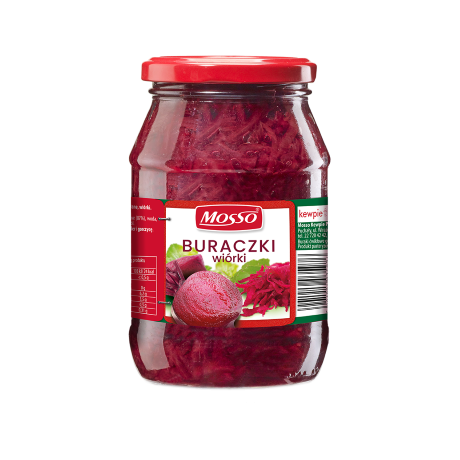 F199 Mosso Buraczki Wiorki (6x460g)
