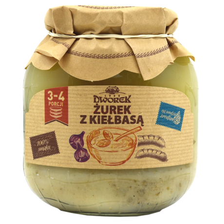 M54 Dworek Zurek z Kielbasa (8x680ml)