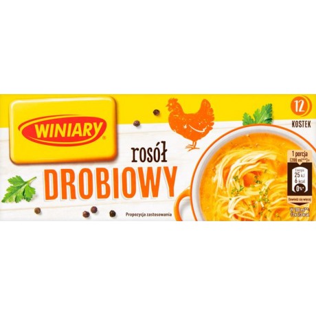 J38 Winiary Rosol Drobiowy W Kostkach (12x120g)