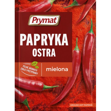 Q8 Prymat Papryka Ostra Mielona (25x20g)