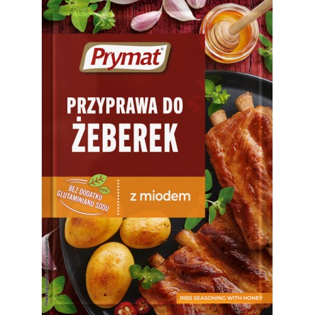 Q34 Prymat Przyprawa do Zeberek z Miodem (30x20g)