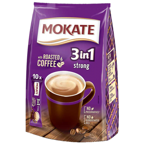 S4 Mokate 3n1 Coffee Strong (10x170g)