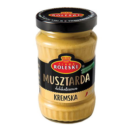 N68 Roleski Musztarda Delikatesowa Kremska (10x180g)