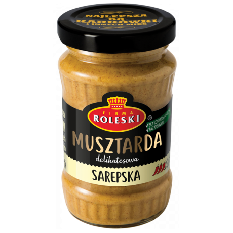 N31 Roleski Musztarda Delikatesowa Sarepska (10x175g)