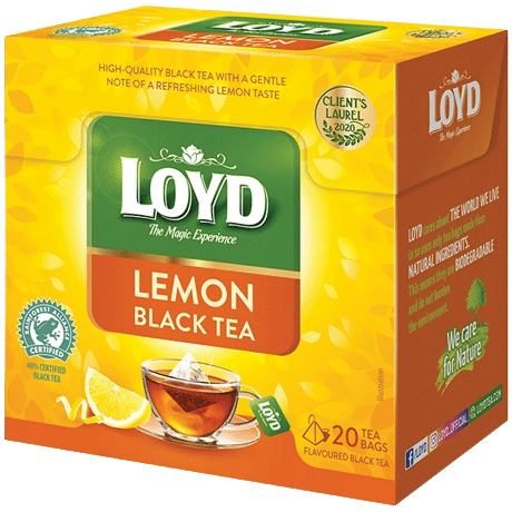 S108 Loyd Pyramid Lemon Black Tea (10x34g)