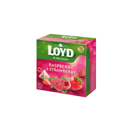 S111 Loyd Pyramid Tea Raspberry & Strawberry (10x40g)