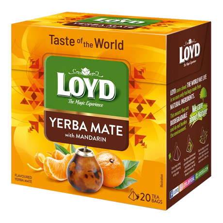 S125 Loyd Pyramid Yerba Mate with Mandarine (10x34g)