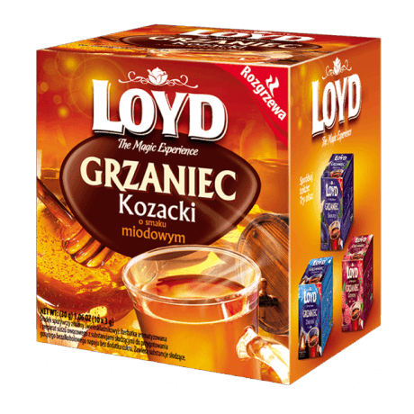 S130 Loyd Herbata Owocowa Grzaniec Kozacki o Smaku Miodowym (10x30g)