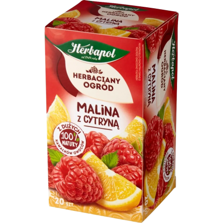 S54 Herbapol Herbaciany Ogrod Malina z Cytryna (10x54g)