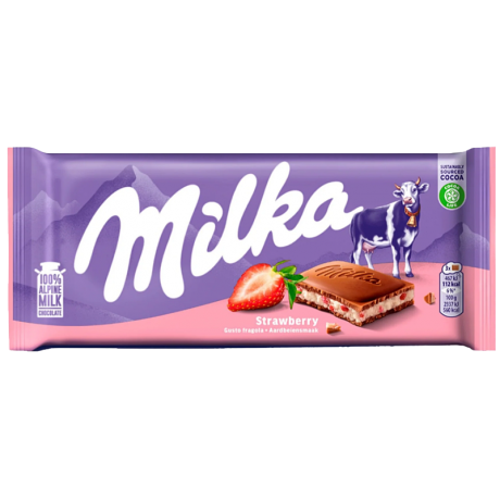 V16 Milka Strawberry Youghurt (22x100g)