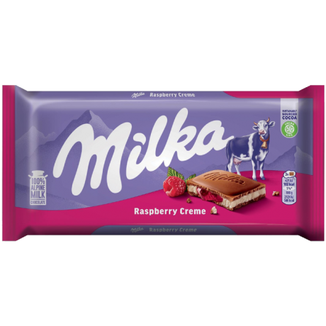 V19 Milka Raspberry Cream (22x100g)