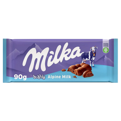 V73 Milka Bubbly Alpine Milk (14x90g)