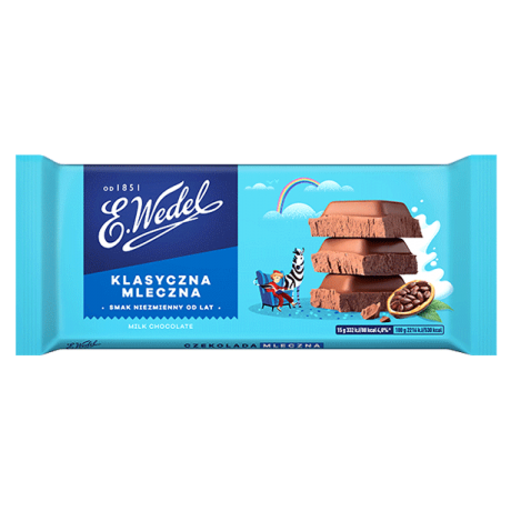 V77 E Wedel Klasyczna Mleczna (20x90g)