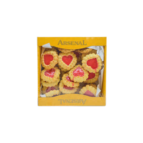 W28 Arsenal Jelly Hearts 500g