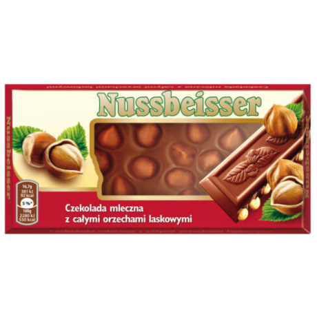 V85 Nussberisser Czekolada Mleczna z Orzechami (20x100g)