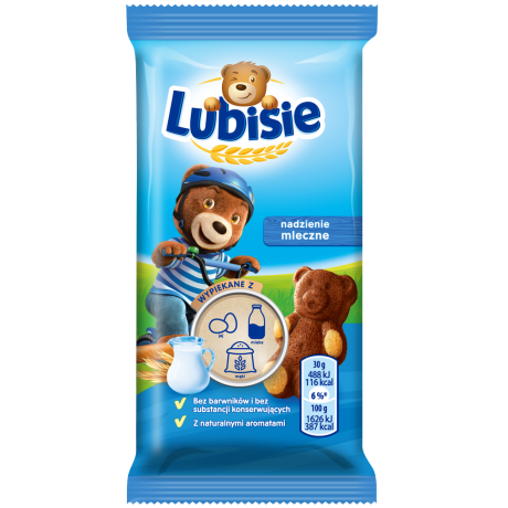 V48 Lubisie z Nadzieniem Mlecznym (24x30g)