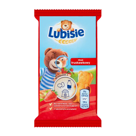 V49 Lubisie z Musem Truskawkowym (24x30g)