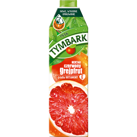 D74 Tymbark Nektar Czerwony Grejpfrut (12x1L)