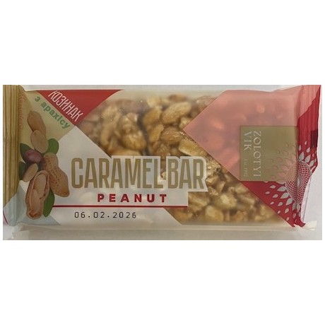 U26 Tri Star Peanuts Carmel Bar (36x80g)