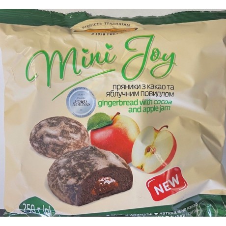 U46 Gingerbread Mini Joy With Cocoa an Apple Jam (12x250g)