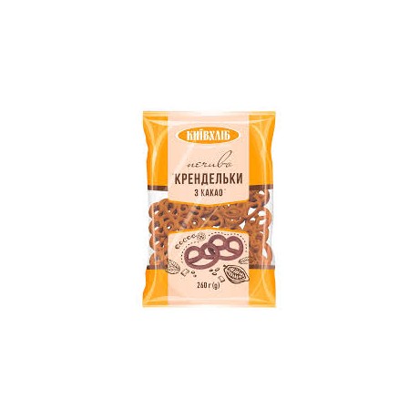 U61 COOKIES PRETZEL WITH COCOA 10X260G