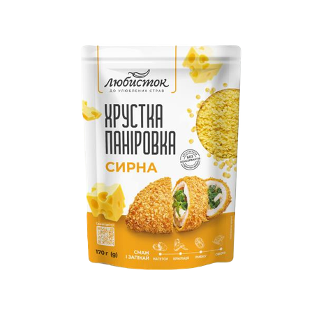 U70 LUBYSTOK CRISPY COATING CHEESE 10X170G