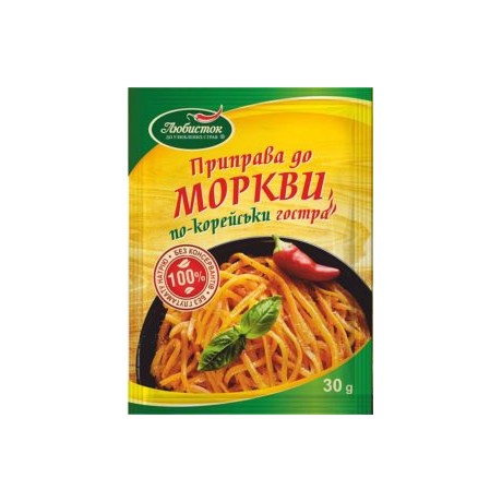 U86 Seasoning For Korean Carrots Spicy TM Lubystok (25x30G)