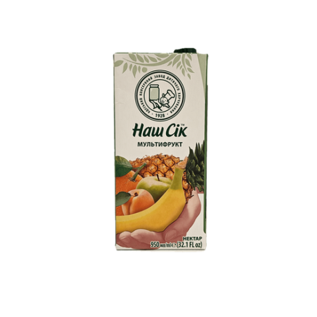 U116 NASH SOK MIXED FRUITS DRINK ENRICHED WITH VITAMINS 12X950ML