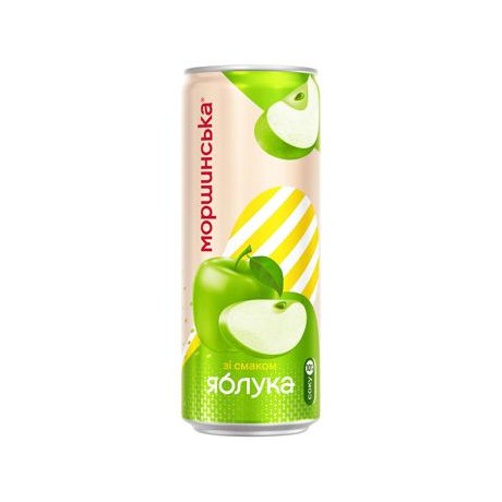 U133 MORSHINSKA NON-ALCOHOLIC JUICE CONTAINING MEDIUM LEMONADE WITH APPLE 12X330ML CAN