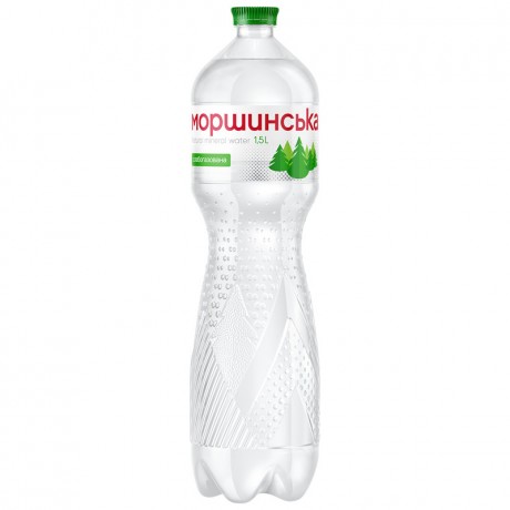 U136 MORSHYNSKA NATURAL MINERAL WATER LOW-MINERALIZED MEDIUM CARBONATED IN PET 6X1.5L